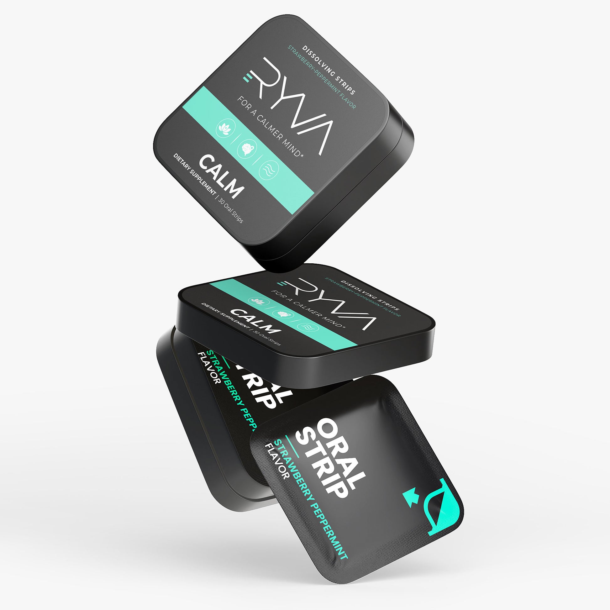 Black containers with 'Reneux' branding on a white background