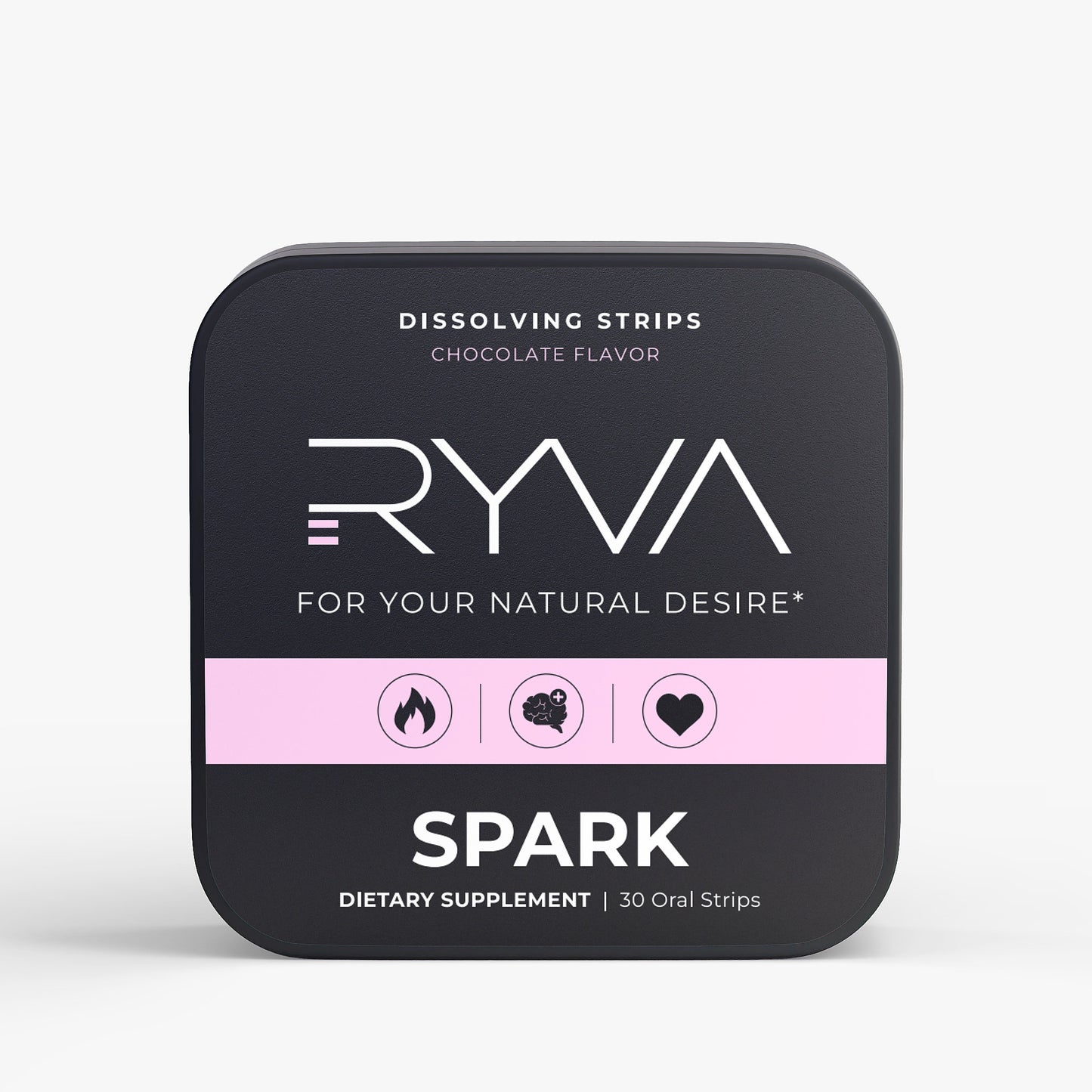 Ryva Spark dietary supplement packaging on a white background