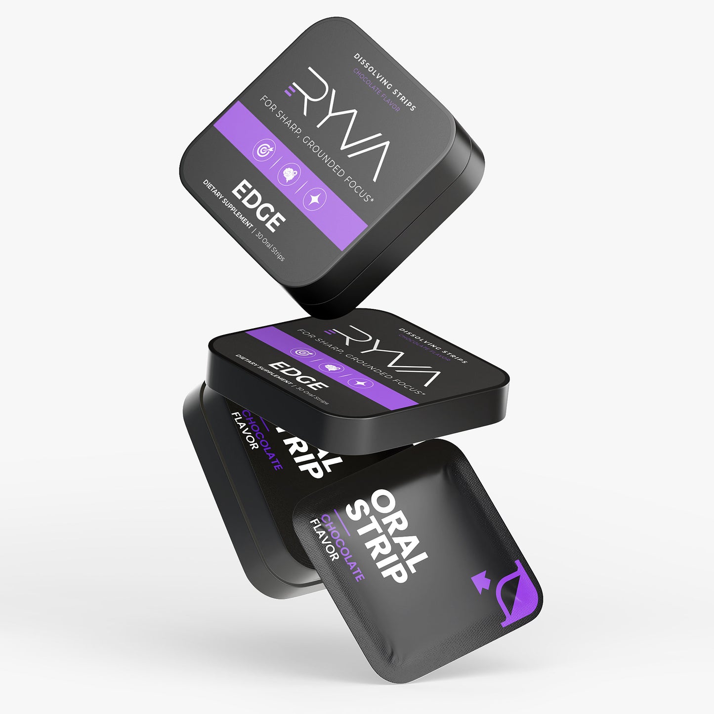 Three black containers of Bioglycol Beauty Collagen Strips on a white background with 'suplifull' branding.